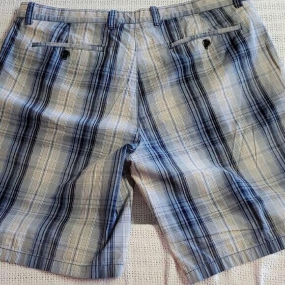 Weatherproof Sz. 38 Blue Striped with Pockets Shorts - Picture 8 of 10